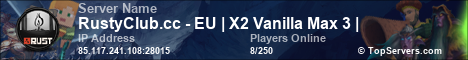 RustyClub.cc - EU | X2 Solo/Duo/trio |