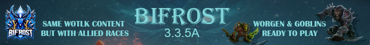 Bifrost 3.3.5a + Allied Races