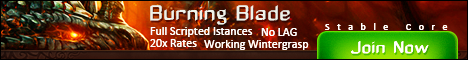 Burning Blade - 3.3.5 Private Server 20x