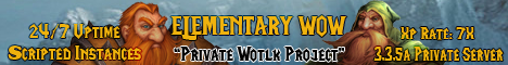 ELEMENTARYWOW 3.3.5a Private Wotlk Project 