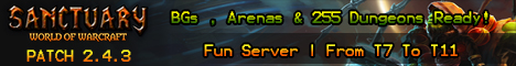 Sanctuary WoW 2.4.3 255LVL Funserver