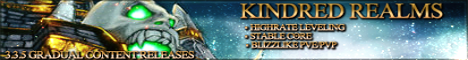 Kindred Realms - 3.3.5 Proggressive PVE/PVP