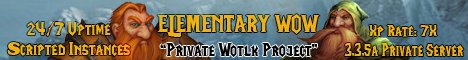 ELEMENTARYWOW 3.3.5a Private Wotlk Project 