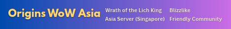 Origins WoW Asia