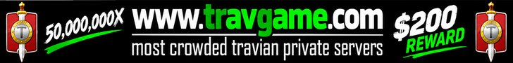 www.travgame.com - THE LATEST GAME: 2026. THE MOST POPULAR PVP TRAVIAN.