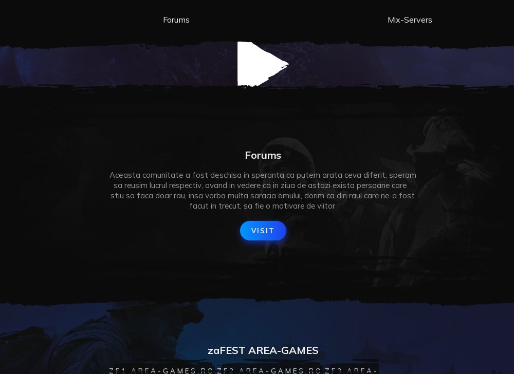 revenge.areagames.ro Counter Strike 1.6 Gaming top 100 list