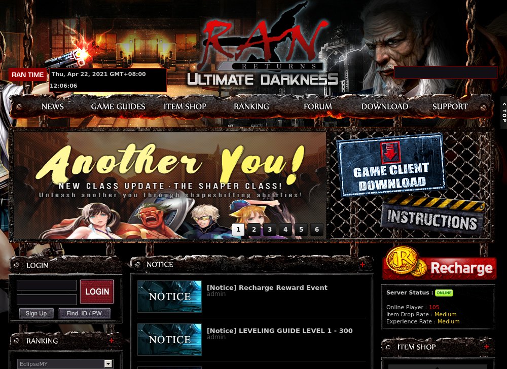 high rate ran online private server high rate ran online private server