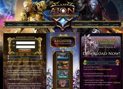 Gamez AION 4.8 High Quality Server