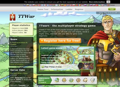 TTwars strategic game - Teutons, Gauls, Rom,Spartan,Vikings