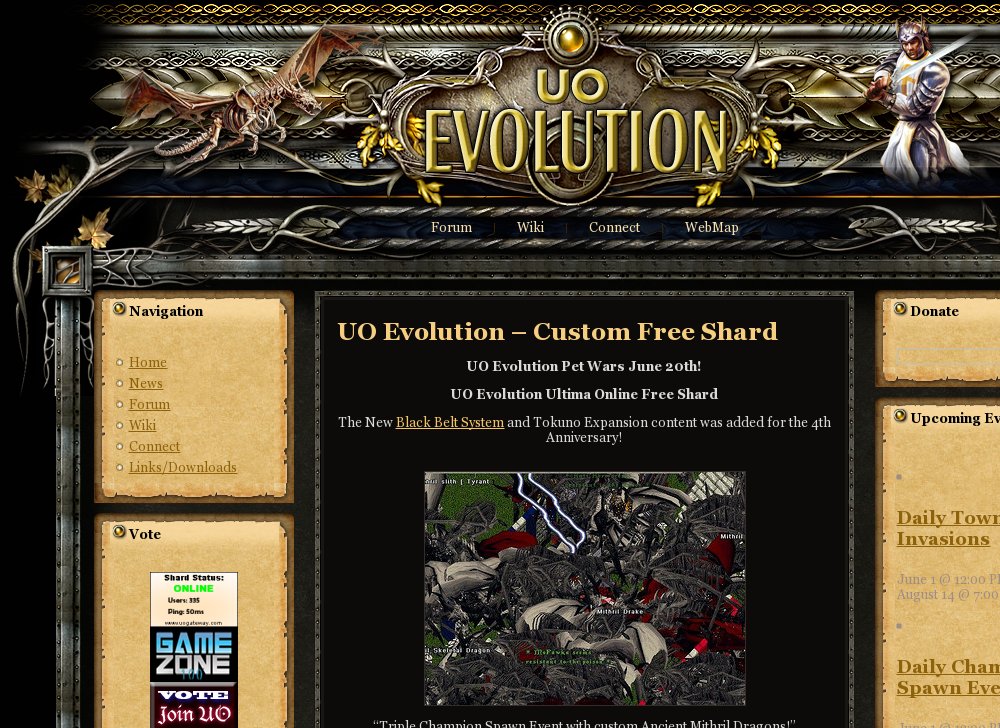 UO Evolution [DEDICATED SERVER] Ultima Online Gaming top 100...