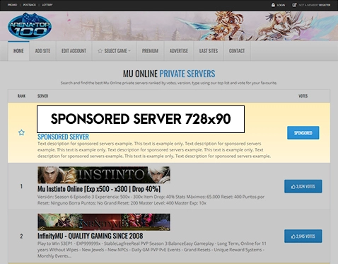 Advertisement preview